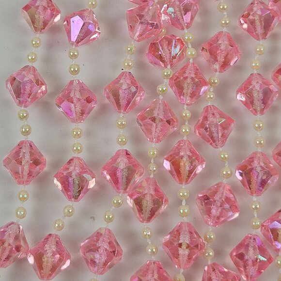 Kurt S Adler 9ft Pink Crystal Bead Garland Christmas Decoration Vintage Holiday - Picture 8 of 8